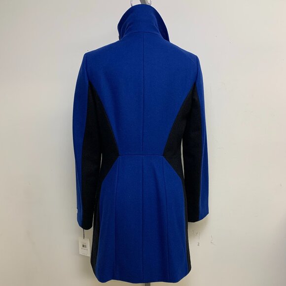 NEW CALVIN KLEIN ELEGANT COLOR BLOCK WOMEN'S COAT SIZE 4 - Picture 4 of 6